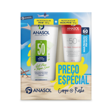 Anasol Kit FPS 50 Corporal 200 g + FPS 50 Facial 60 g