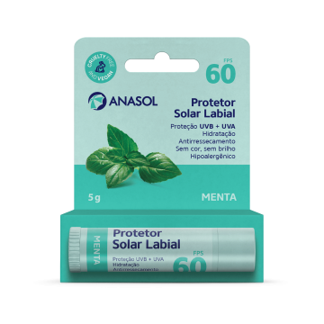 Anasol Protetor Solar Labial FPS 60 Menta
