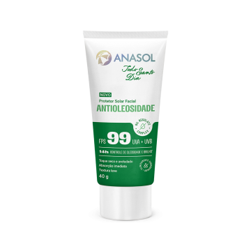 Anasol Todo Santo Dia Protetor Solar Facial Antioleosidade FPS 99